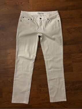 Prana White Slim-Fit Jeans